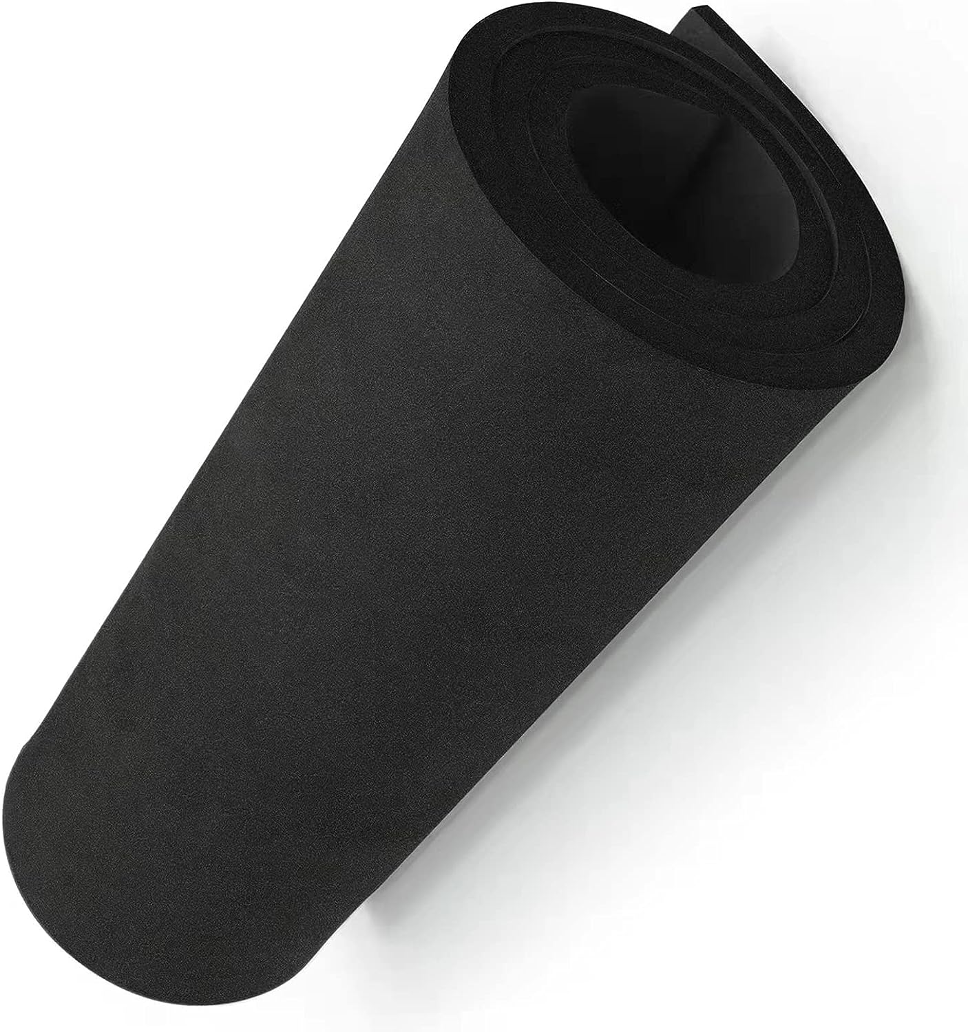 Black Foam Sheets Roll Premium Cosplay Eva Foam Sheet 6mm Thick 49"x13.9" High Density 86kg/m3 For Cosplay Costume Crafts DIY Projects By PAIDU