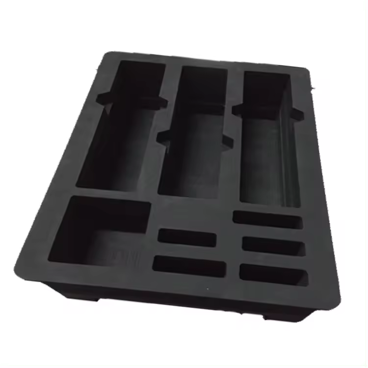 Paidu Custom Protective Different Shape Packing Protection Conductive Black EVA Foam Insert Tray For Jewelry