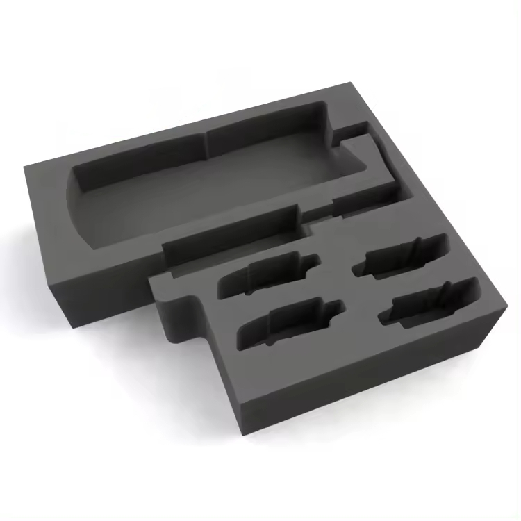 Paidu Factory Custom Different shape Soft Sponge eva Foam Insert CNC Die Cutting EVA Sponge Foam Tray Protective tooling Packaging Box